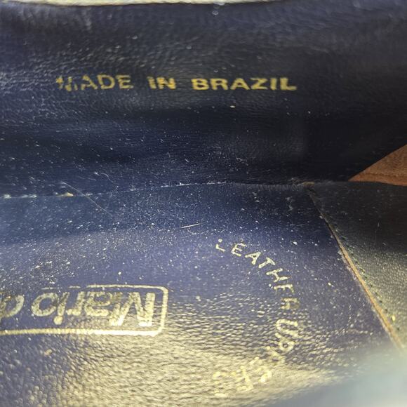 SAMUEL WINDSOR OXFORDS 11D Mens Blue Leather Dress Shoes Office Business Church‎ - Picture 11 of 11